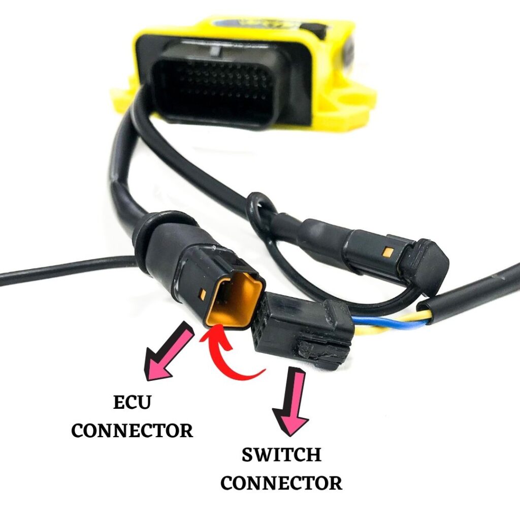 Connecting the switch map to ecu