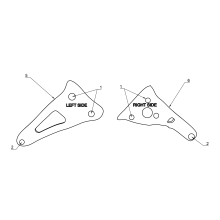 CYLINDER BRACKET - T500H Spare parts