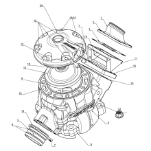 CYLINDER - T500H Spare parts