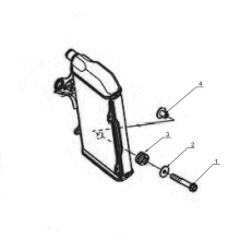 RADIATOR LEFT - T500H Spare parts