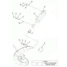 EXHAUST with Muffler 32 mm