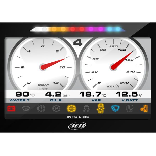 MXP Strada AIM dash TFT