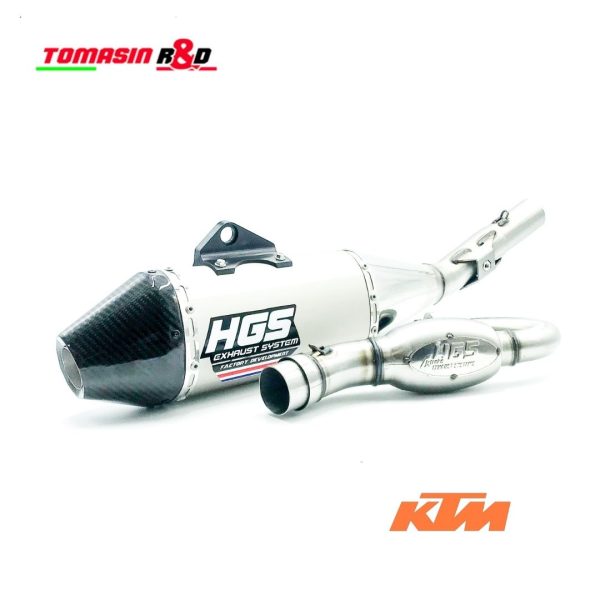 Complete exhaust system for KTM models