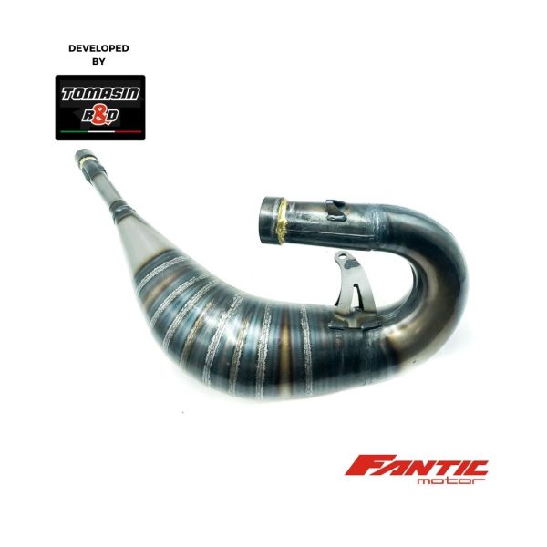 handmade exhaust for fantic motor