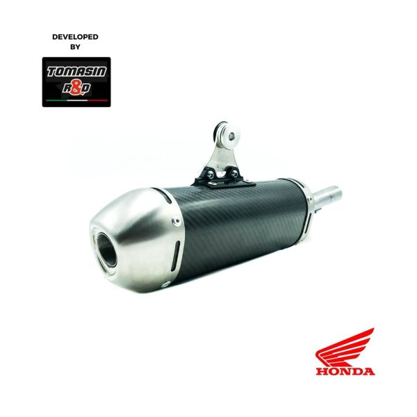 honda carbon fiber silencer