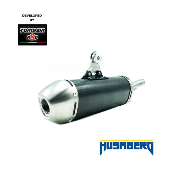 husaberg carbon fiber silencer