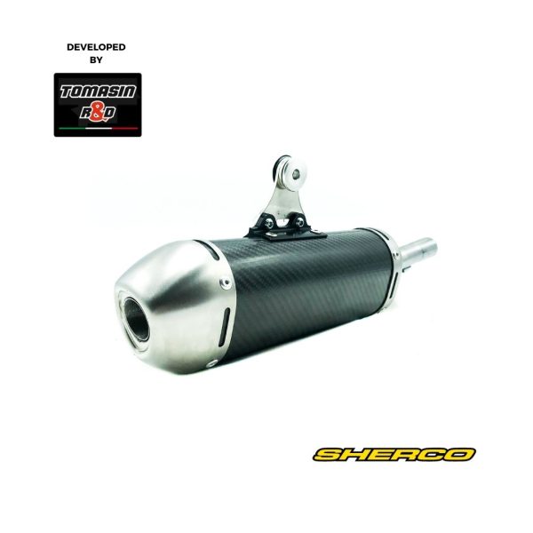 sherco carbon fiber silencer
